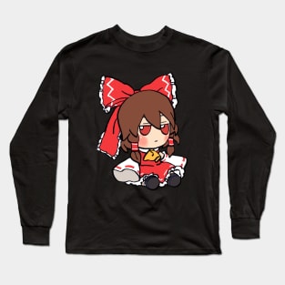 Mudwizard draws another reimu hakurei fumo plush / touhou memes Long Sleeve T-Shirt